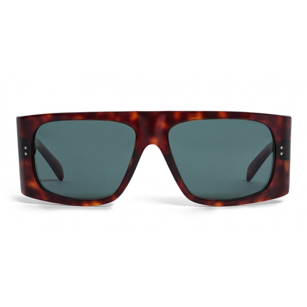 Céline - Rectangular Sunglasses in Acetate - Red Havana - Sunglasses - Céline Eyewear