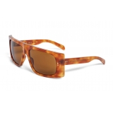 Céline - Rectangular Sunglasses in Acetate - Light Havana - Sunglasses - Céline Eyewear