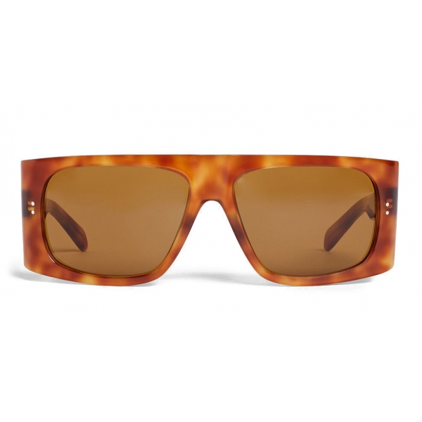 Céline - Rectangular Sunglasses in Acetate - Light Havana - Sunglasses - Céline Eyewear