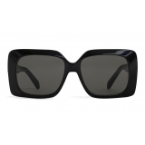 Céline - Oversize Sunglasses in Acetate - Black - Sunglasses - Céline Eyewear