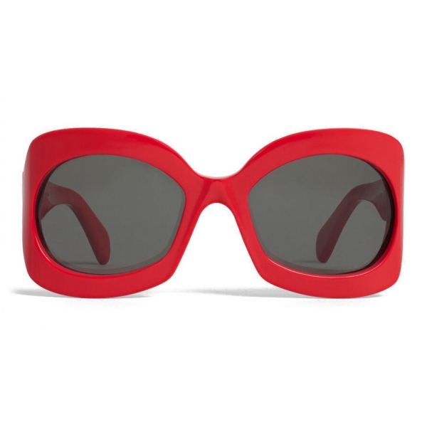 red celine glasses