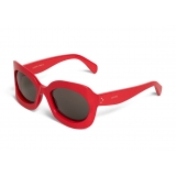 Céline - Occhiali da Sole a Farfalla in Acetato - Rosso - Occhiali da Sole - Céline Eyewear