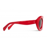 Céline - Occhiali da Sole a Farfalla in Acetato - Rosso - Occhiali da Sole - Céline Eyewear