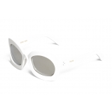 Céline - Occhiali da Sole a Farfalla in Acetato - Bianco - Occhiali da Sole - Céline Eyewear