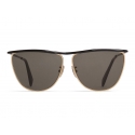 Céline - Cat Eye Sunglasses in Metal 08 X Andy  - Black Gold Smoke - Sunglasses - Céline Eyewear