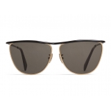 Céline - Cat Eye Sunglasses in Metal 08 X Andy  - Black Gold Smoke - Sunglasses - Céline Eyewear