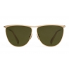 Céline - Occhiali da Sole Cat Eye in Metallo 08 X Andy - Oro Verde - Occhiali da Sole - Céline Eyewear