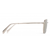 Céline - Round Sunglasses in Metal 06 - Silver - Sunglasses - Céline Eyewear