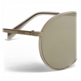 Céline - Occhiali da Sole a Rotondi in Metallo 06 - Argento - Occhiali da Sole - Céline Eyewear