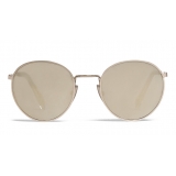 Céline - Round Sunglasses in Metal 06 - Silver - Sunglasses - Céline Eyewear