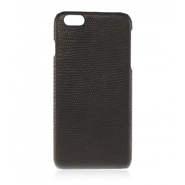2 ME Style - Case Lizard Black Safari Matt - iPhone 8 Plus / 7 Plus - Leather Cover