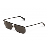 Céline - Rectangular Sunglasses in Metal 07 Robbie - Black Smoke - Sunglasses - Céline Eyewear