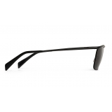 Céline - Rectangular Sunglasses in Metal 07 Robbie - Black Smoke - Sunglasses - Céline Eyewear