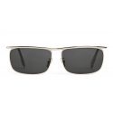 Céline - Rectangular Sunglasses in Metal 07 Robbie - Gold Smoke - Sunglasses - Céline Eyewear