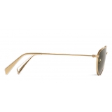 Céline - Occhiali da Sole a Farfalla in Metallo 04 - Oro Verde - Occhiali da Sole - Céline Eyewear