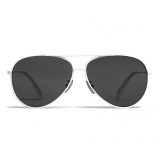 Céline - Aviator Sunglasses in Metal 01 - Optic White Smoke - Sunglasses - Céline Eyewear