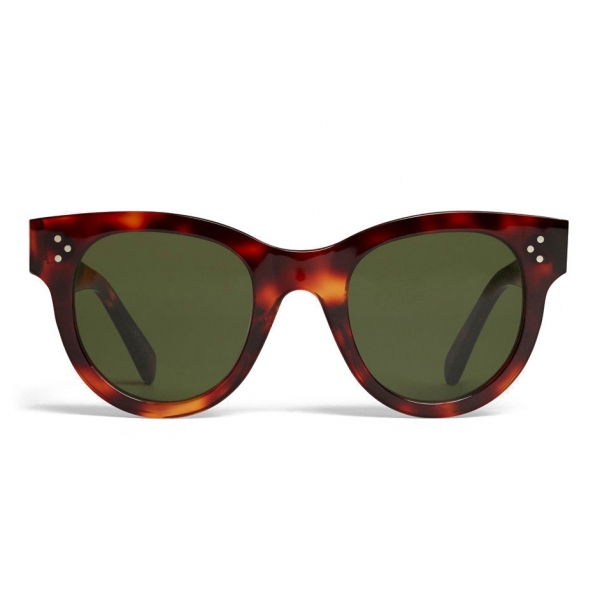 Céline - Classic Cat Eye Sunglasses in Acetate - Dark Havana - Sunglasses - Céline Eyewear