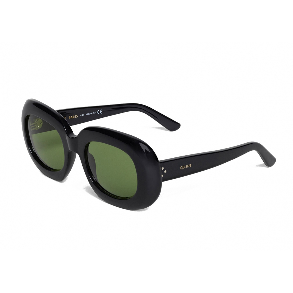 Céline - Oversized Oval Sunglasses in Acetate - Black - Sunglasses ...