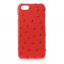 2 ME Style - Cover Struzzo Scarlet Red - iPhone 8 Plus / 7 Plus - Cover in Pelle