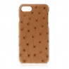 2 ME Style - Cover Struzzo Cognac - iPhone 8 Plus / 7 Plus - Cover in Pelle