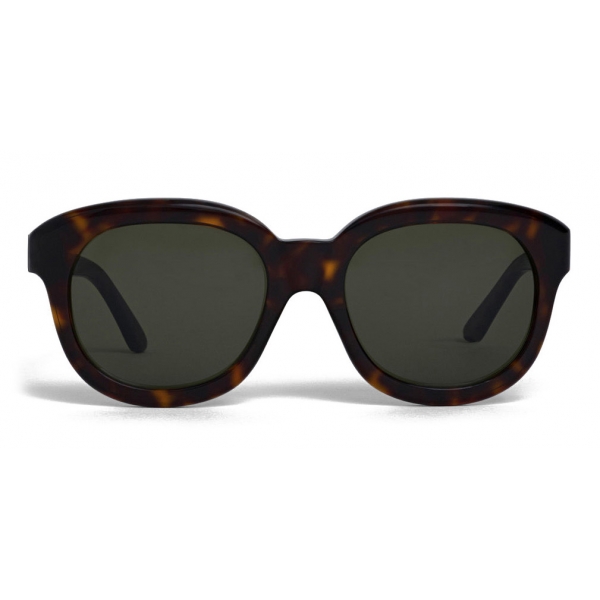 Céline - Round Sunglasses in Acetate - Blonde Havana - Sunglasses - Céline Eyewear