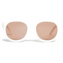 Céline - Round Sunglasses in Acetate - Milky White - Sunglasses - Céline Eyewear