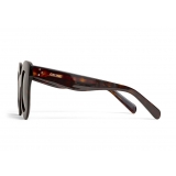 Céline - Aviator Sunglasses in Acetate - Classic Dark Havana - Sunglasses - Céline Eyewear
