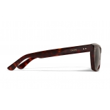 Céline - Occhiali da Sole a Quadrati 01 in Acetato - Rosso Havana - Occhiali da Sole - Céline Eyewear