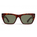 Céline - Occhiali da Sole a Quadrati 01 in Acetato - Rosso Havana - Occhiali da Sole - Céline Eyewear