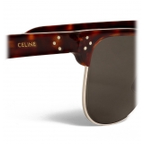 Céline - Occhiali da Sole a Classic 13 in Acetato - Rosso Havana - Occhiali da Sole - Céline Eyewear