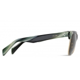 Céline - Occhiali da Sole a Classic 13 in Acetato - Verde Corno - Occhiali da Sole - Céline Eyewear