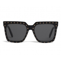 Céline - Occhiali da Sole Oversized in Acetato - Nero Oro - Occhiali da Sole - Céline Eyewear