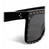 Céline - Occhiali da Sole Oversized in Acetato - Nero Oro - Occhiali da Sole - Céline Eyewear