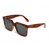 Céline - Oversized Sunglasses in Acetate - Blonde Havana - Sunglasses - Céline Eyewear