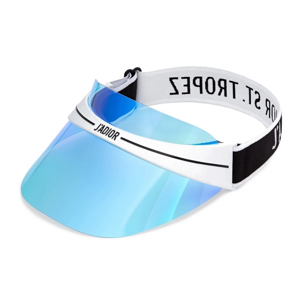 blue dior visor