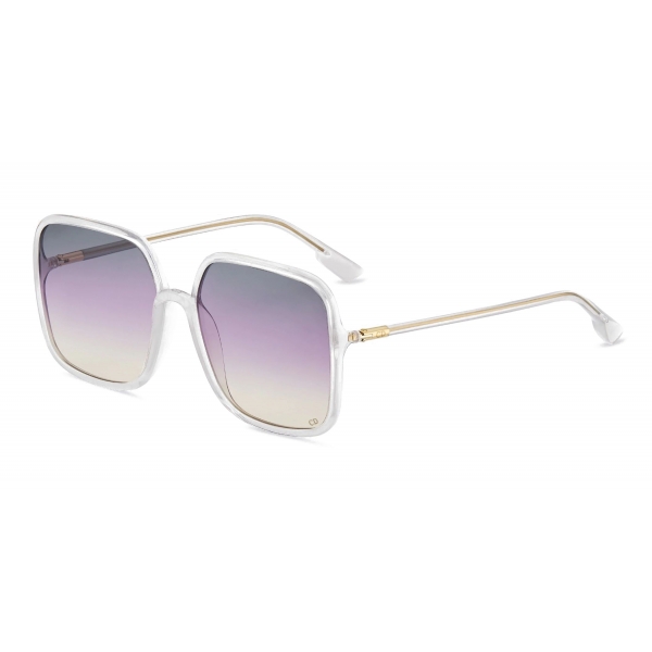 Dior - Sunglasses - DiorSoStellaire1 - Transparent Grey Pink - Dior Eyewear