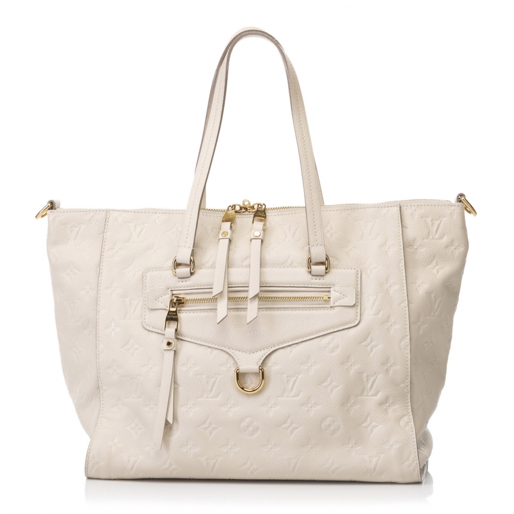 Louis Vintage - Empreinte Lumineuse PM Bag - White Ivory - Leather Handbag - High Quality - Avvenice