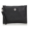 Versace Vintage - Medusa Clutch Bag - Nera - Borsa in Pelle - Alta Qualità Luxury