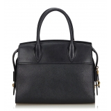 Prada Vintage - Saffiano Leather Esplanade Tote Bag - Nero - Borsa in Pelle - Alta Qualità Luxury