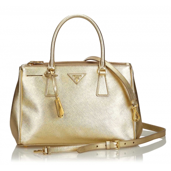Leather Saffiano Galleria Handbag Bag 