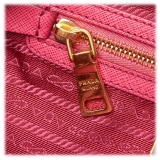 Prada Vintage - Saffiano Leather Satchel Bag - Rosa - Borsa in Pelle - Alta Qualità Luxury
