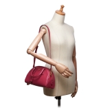 Prada Vintage - Saffiano Leather Satchel Bag - Pink - Leather Handbag - Luxury High Quality