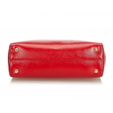 Prada Vintage - Saffiano Vernice Leather Satchel Bag - Red - Leather Handbag - Luxury High Quality