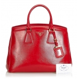 Prada Vintage - Saffiano Lux Handbag Bag - Pink - Leather Handbag - Luxury High Quality