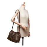 Prada Vintage - Logo Canvas Satchel Bag - Brown Beige - Leather Handbag - Luxury High Quality