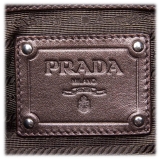 Prada Vintage - Woven Leather Handbag Bag - Brown Bronze - Leather Handbag - Luxury High Quality