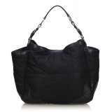 Prada Vintage - Quilted Nylon Tote Bag - Nero - Borsa in Pelle - Alta Qualità Luxury