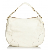 Prada Vintage - Nylon Shoulder Bag - White - Leather Handbag - Luxury High Quality