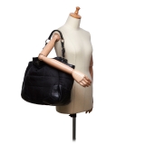 Prada Vintage - Quilted Nylon Tote Bag - Nero - Borsa in Pelle - Alta Qualità Luxury
