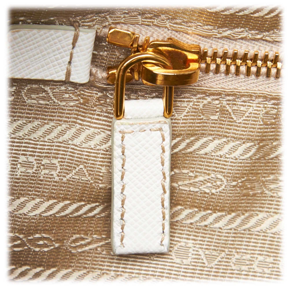 Prada Vintage - Saffiano Leather Bauletto Handbag Bag - Gold - Leather  Handbag - Luxury High Quality - Avvenice